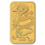 Neu ** 1 oz Gold Australien 2026 BU - DRACHE RECTANGULAR DRAGON - Rechteckig / Rectangle - Silber 100$ - Serie Rechteckdrachen Perth Mint