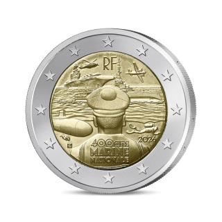 2 Euro Frankreich 2026 Franz. Marine BU