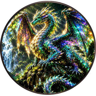 1 oz Kanada 2026 Ruthenium - SMARAGD WALDDRACHE / EMERALD FOREST DRAGON - Silber Ruthenium Color - Vorverkauf Presale