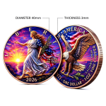 NEU** 1 oz Kupfer-Copper Edition - American EAGLE & LIBERTY - USA Nationale Wahrzeichen & Symbole - Keine Währung !