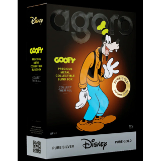 1/2 oz Niue 2026 - Disney GOOFY - Foil Blind Box Foil & Gold Chase - BLIND BOX Kollektion / Collection - Silber
