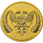 Neu*** 1/10 oz GOLD Germania 2026 BU - LADY GERMANIA auf dem THRON - Die Königin Germaniens - Queen of Germania