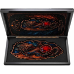 Neu** 1 kg Kupfer-Copper Edition - Drache / Dragon Das Vermächtnis Dragons Legacy > 3 - Dimensionaler Effekt - Roter Edelstein / Red Gemstone - Vorverkauf / Presale!