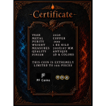 Neu** 1 kg Kupfer-Copper Edition - Drache / Dragon Das Vermächtnis Dragons Legacy > 3 - Dimensionaler Effekt - Roter Edelstein / Red Gemstone - Vorverkauf / Presale!