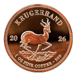 ab Lager** 1 oz Kupfer-Copper Edition - SPRINGBOCK - Kupfer-Nachprägung Südafrika - Keine Währung