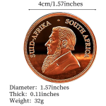 ab Lager** 1 oz Kupfer-Copper Edition - SPRINGBOCK - Kupfer-Nachprägung Südafrika - Keine Währung