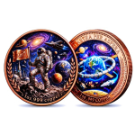 ab Lager** 1 oz Kupfer-Copper Edition - ASTRONAUT - Eroberung des Weltraums  - AD ASTRA PER ASPERA„Durch Mühsal gelangt man zu den Sternen“