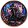 NEU** 1 oz Kupfer-Copper Edition - CYBERPUNK GIRL mit Motorrad / Neon City Lights - The Future is Now - Science Fiction  serie