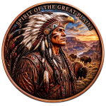 NEU** 1 oz Kupfer-Copper Edition - INDIANERHÄUPTLING...