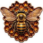 Neu** 1 oz Kupferedition - Die HONIGBIENE Honey Bee - Copper Color Shape - VORVERKAUF PRESALE