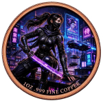 ab Lager** 1 oz Kupfer-Copper Edition - CYBERPUNK NINJA...