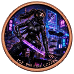 NEU** 1 oz Kupfer-Copper Edition - CYBERPUNK NINJA &...