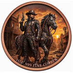 ab Lager** 1 oz Kupfer-Copper Edition - COWBOY &...