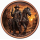 ab Lager** 1 oz Kupfer-Copper Edition - COWBOY & DAMPFLOK - Wilder Westen im STEAMPUNK DESIGN - The Future is Now - Science Fiction  serie