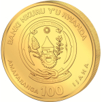 1/12 oz Gold Ruanda 2027 BU - ZIEGE - LUNAR OUNCE - JAHR...