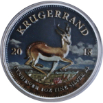 1 oz Krügerrand Südafrika 2018 COLOR -...