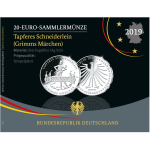 Deutschland 20 Euro 2019 Proof - Tapferes Schneiderlein - Grimms Märchen