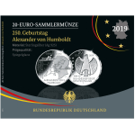 Deutschland 20 Euro 2019 Proof - 250. Geburtstag Alexander von Humboldt