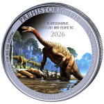NEU** 1 oz Kongo 2026 COLOR - PLATEOSAURUS - Riesiger...