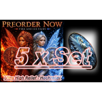 Neu* 5 x 5 oz *SET* Kupfer-TOP-Edition - Göttliche ELFEN in FEUER & EIS  / Fire & Ice Fairy - Serie Fantasy & Märchen - Kupfer Color Ultra High relief - Vorverkauf / Presale