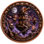 NEU** 1 oz Kupfer-Copper Edition - Das SCHLOSS der ZAUBERER - Mythen & Legenden serie