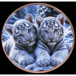 Neu* 5 oz +1 oz Kupferedition *SET*  - WEISSER TIGER & TIGERBABY  / White Tiger - GLOW-in-the-DARK - SONDEREDITION - DoppelFarbig Kupfer - VORVERKAUF - PRESALE ! - nur bei Aurinum !