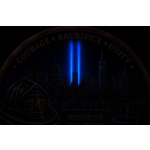 Neu* 5 oz Kupfer-Premium-Edition UV-Effekt - 9/11 Nine Eleven 25 Jahre Terroranschlag New York - nur 2 x - Copper-Color High relief - Vorverkauf / Presale