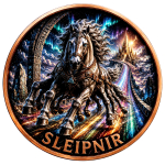 6 x 1 oz *SET* Kupferedition - Nordische Biester der Wikinger / Nordic Beasts - Fafnir Gullinbursti Sleipnir Skoell etc - Mythen & Legenden - Copper Color - VORVERKAUF PRESALE