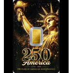 NEU* 1 g Goldbarren 2026 USA Unabhängigkeit /...