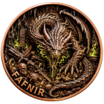 1 oz Kupferedition - FAFNIR Nordischer Drache  -...