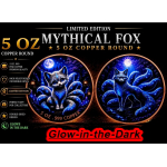 Neu* 5 oz Kupfer-Premium-Edition UV-Effekt - Mythical FOX...