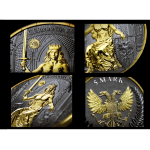 1 oz Germania 2026 Ruthemium - LADY GERMANIA auf dem THRON - WORLD MONEY FAIR EDITION USA/Pittsburgh - Silber Ruthenium GelbGold - Germania Mint
