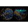 Sonderedition-Auflage 75 ** 2 x 1 oz Germania Beasts 2025 Color Gilded - GULLINBURSTI  Das Goldene Wildschwein des Gottes FREYR - Silber Infinty-Premium-Doppelkapsel - Germania Beasts