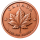 NEU** 1 oz Kupfer - MAPLE LEAF Color - Kupfer-Nachprägung Maple Leaf Kanada - Keine Währung