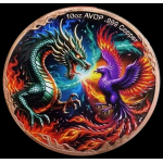 Neu ** 10 oz ADVP Kupfer-Edition - DRACHE vs PHOENIX -...