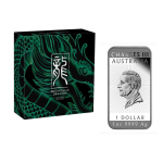 1 oz Australien 2026 PROOF - DRACHE RECTANGULAR DRAGON -...