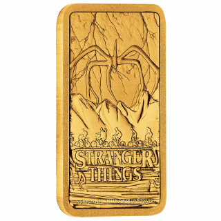 1 g Gold Barren 2026 Stranger Things Freunde Lügen Nicht / Friends don`Lie - Gold