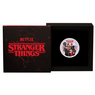 1 oz Tuvalu 2026 Proof - Stranger Things Freunde Lügen Nicht / Friends don`Lie - Silber1 $