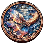 Neu* 1 oz Kupfer-Copper Edition - MEERJUNGFRAU & KIND - MERMAID  - Ocean Eternal Love - Kupfer Color High relief - Vorverkauf / Presale