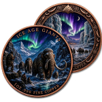NEU** 1 oz Kupfer-Copper Edition - MAMMUTHERDE  - Eiszeitgiganten - Historische Erdgeschichte