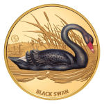 auf Lager - 1 oz Gold Niue 2026 Proof - Trauerschwan - BLACK SWAN - Schwarzer Schwan - John Gould Edition Birds of Australia - Auflage 50 ! 100 NZ$