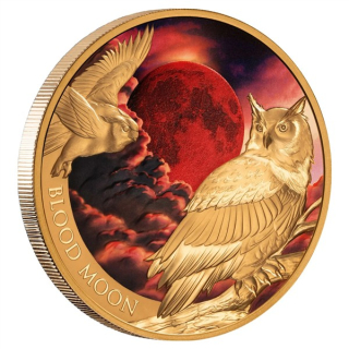 1 oz Gold Niue 2026 Proof - Blood Moon -  Gold 100 Dollar