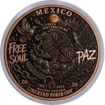 ab Lager** 1 oz Kupfer-Copper Edition - Mexico LIBERTAD / Siegesgöttin - Lunar Jahr des Mondes- Color High relief