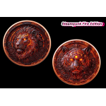 NEU** 2 x 1 oz Kupfer - LÖWE & TIGER - Steampunk...