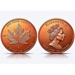 NEU** 1 oz ADVP Kupfer - MAPLE LEAF - Kupfer-Nachprägung Maple Leaf Kanada - Keine Währung