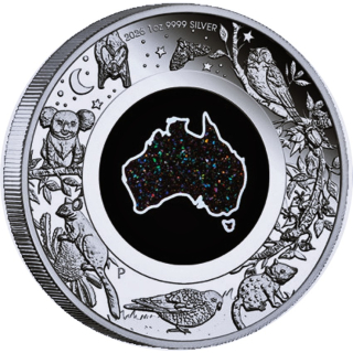 1 oz Great Southern Land OPAL 2026 Proof - NOCTURNAL MATRIX-OPAL - Australien - Silber 1 AU$ - Jede Münze ein UNIKAT - Perth Mint