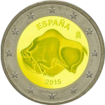 2 Euro Spanien 2015 Höhle von Altamira bfr