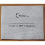 1 kg Niue 2021 BU - Tschechischer LÖWE mit 3,98 Karat MOLDAVITE-Meteorit-Edelsteine / Lindenblattförmig Geschliffen  - 80 NZ$ - Auflage 40 Stck !