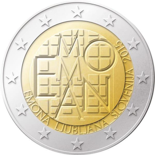 2 Euro Slowenien 2015 2000 Jahre römische Siedlung Emona