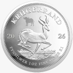Neu * 2 x 1 oz Südafrika 2026 Proof - BÜFFEL / BUFFALO & KRUGERRAND Privy Büffel - Silber Big Five Serie III